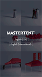 Mobile Screenshot of mastertent.com
